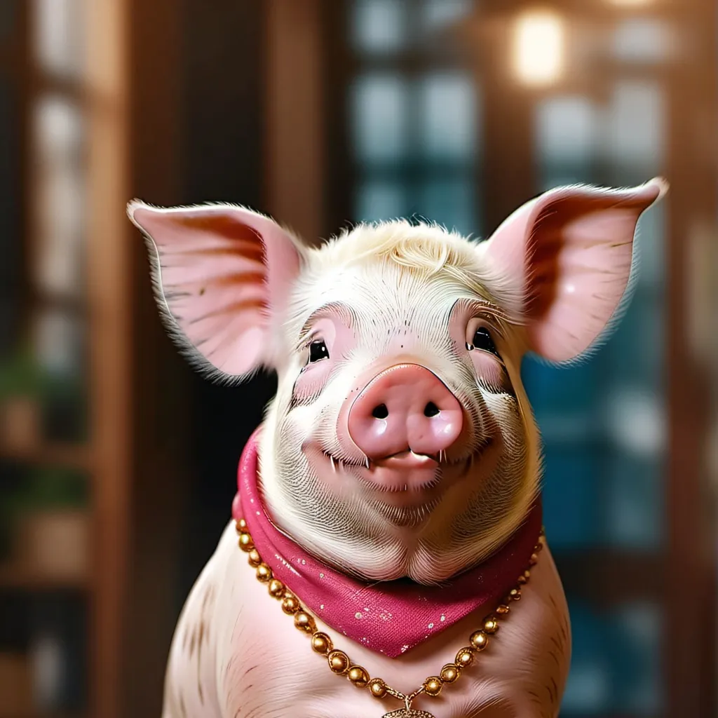 chat with ai character: picky piggy
