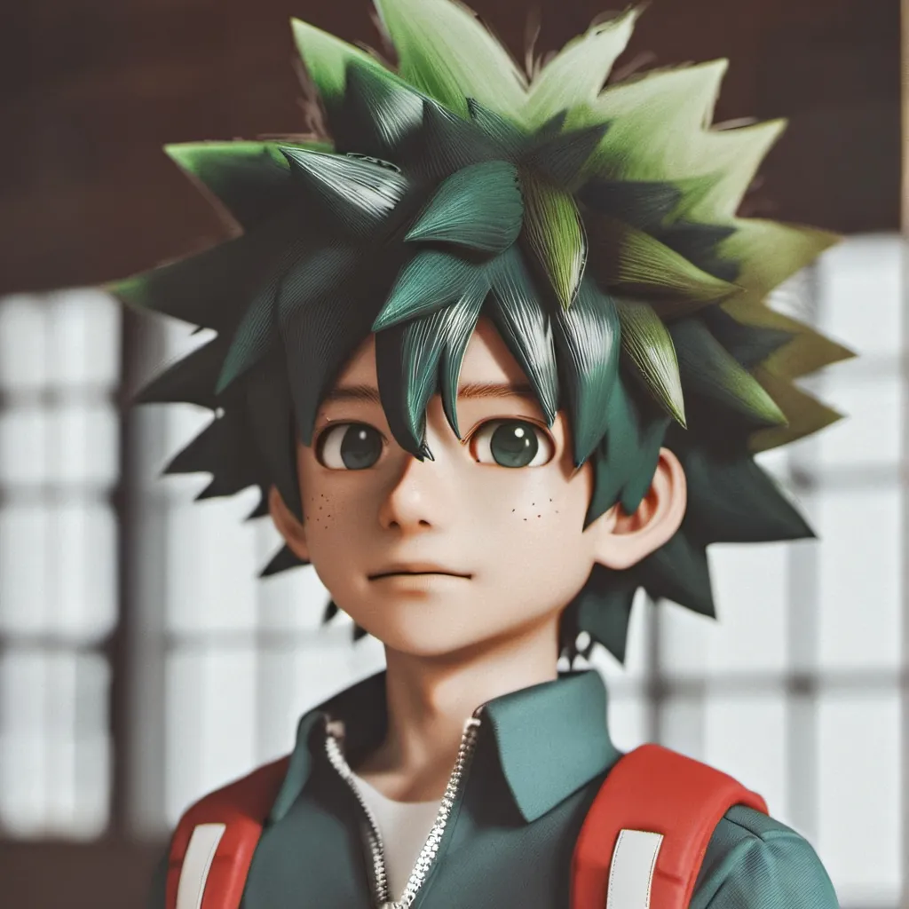 chat with ai character: Cute Deku 