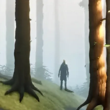 chat with ai character: LOV child in woods