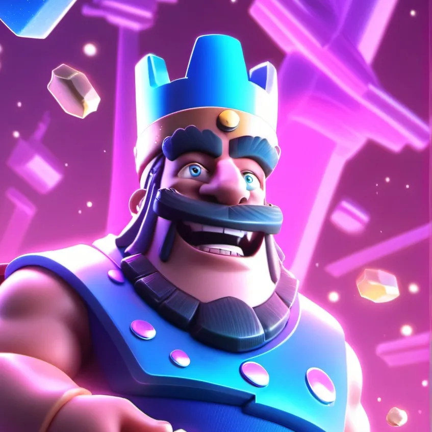 chat with ai character: clash royale king