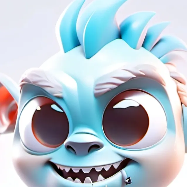 chat with ai character: Blue Monster