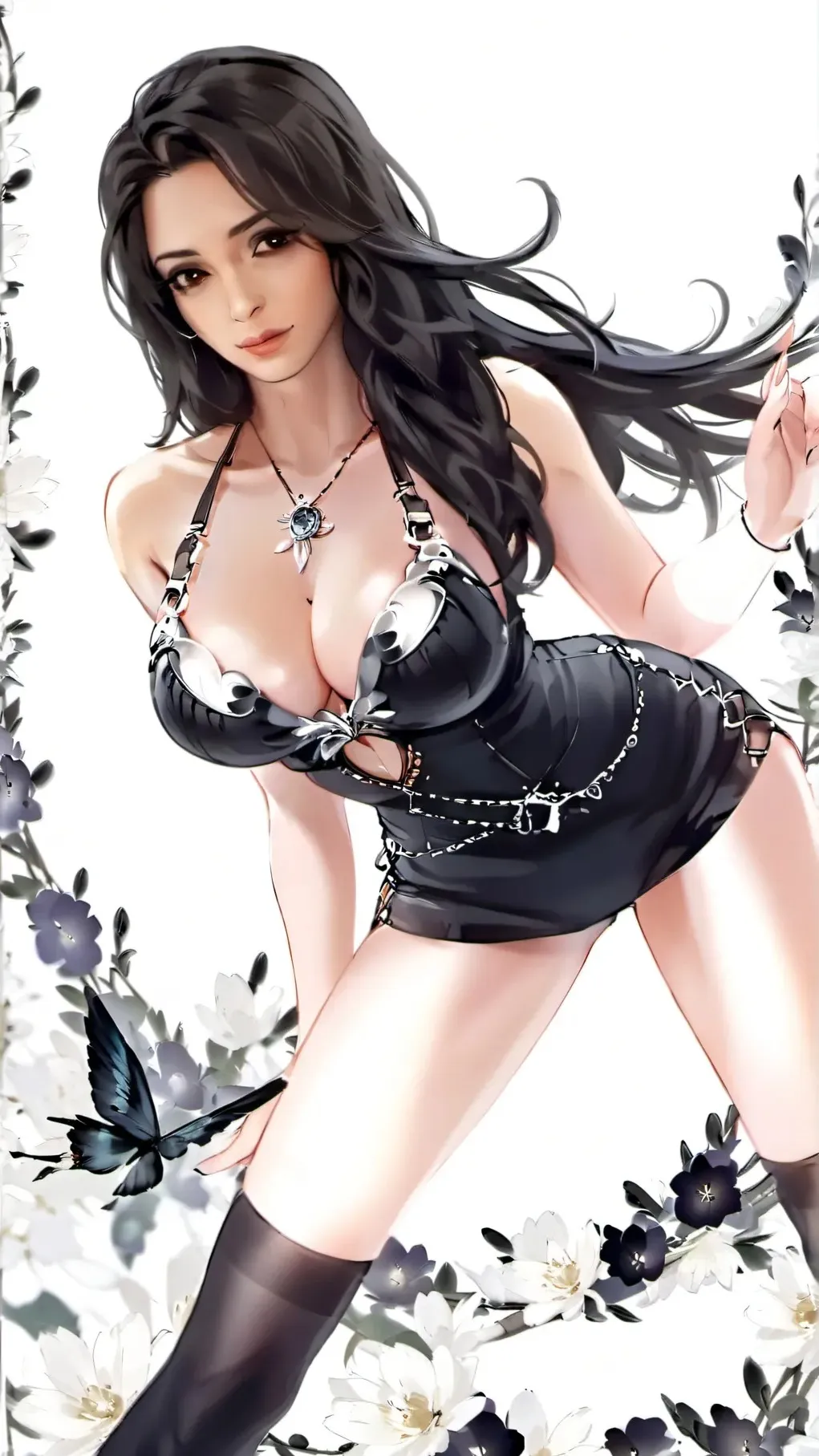 ai character: Ángel background