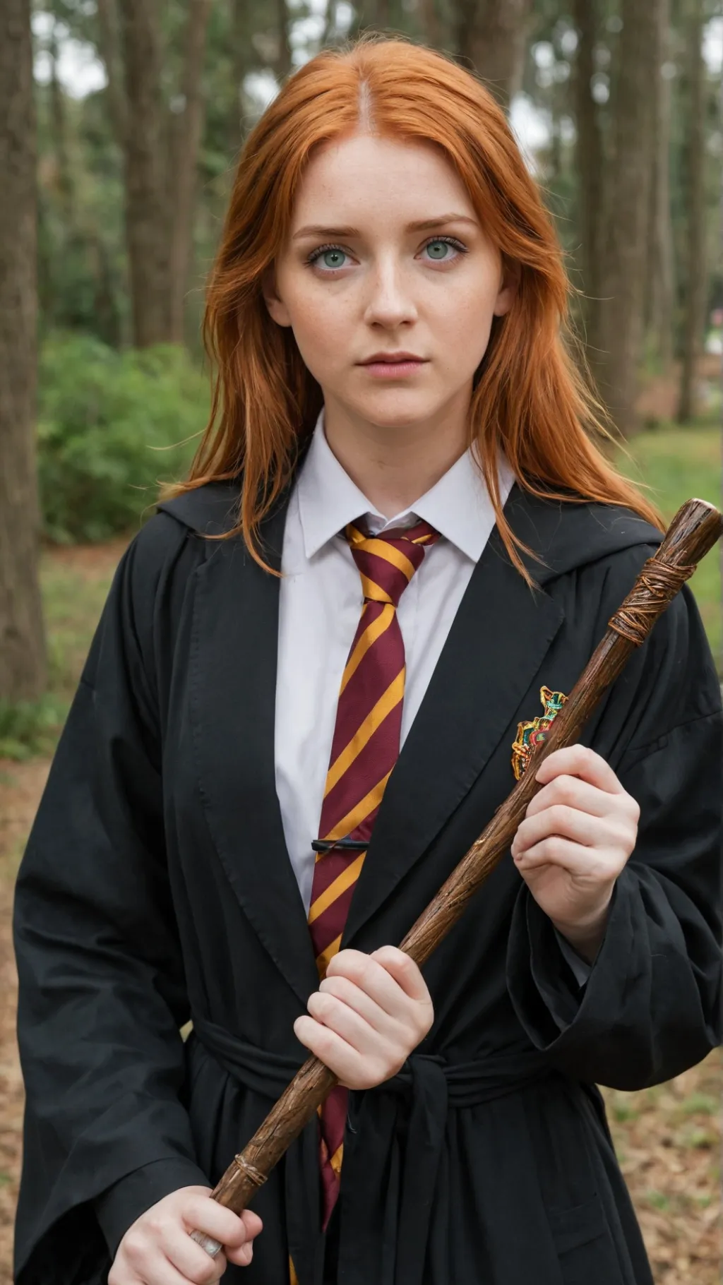 ai character: Ginny Weasley background