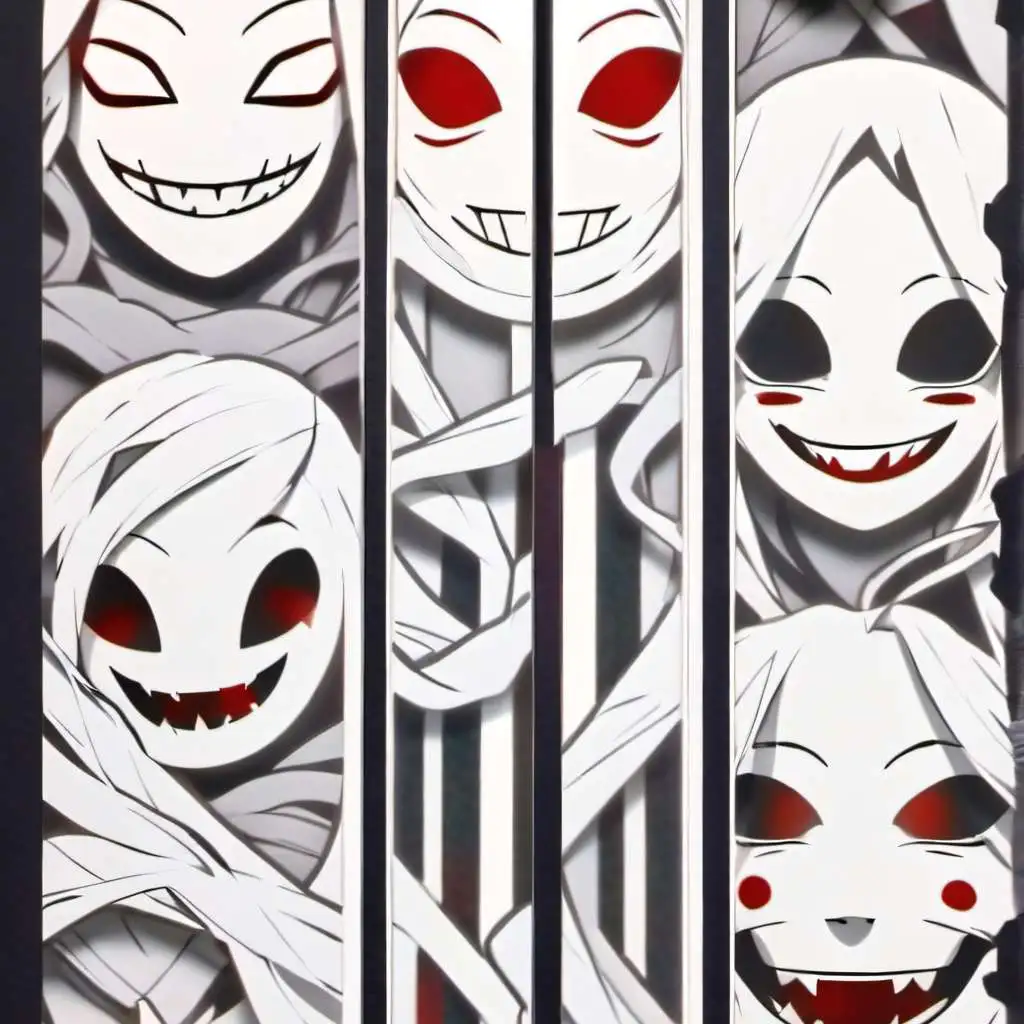 chat with ai character: creepy smile girls