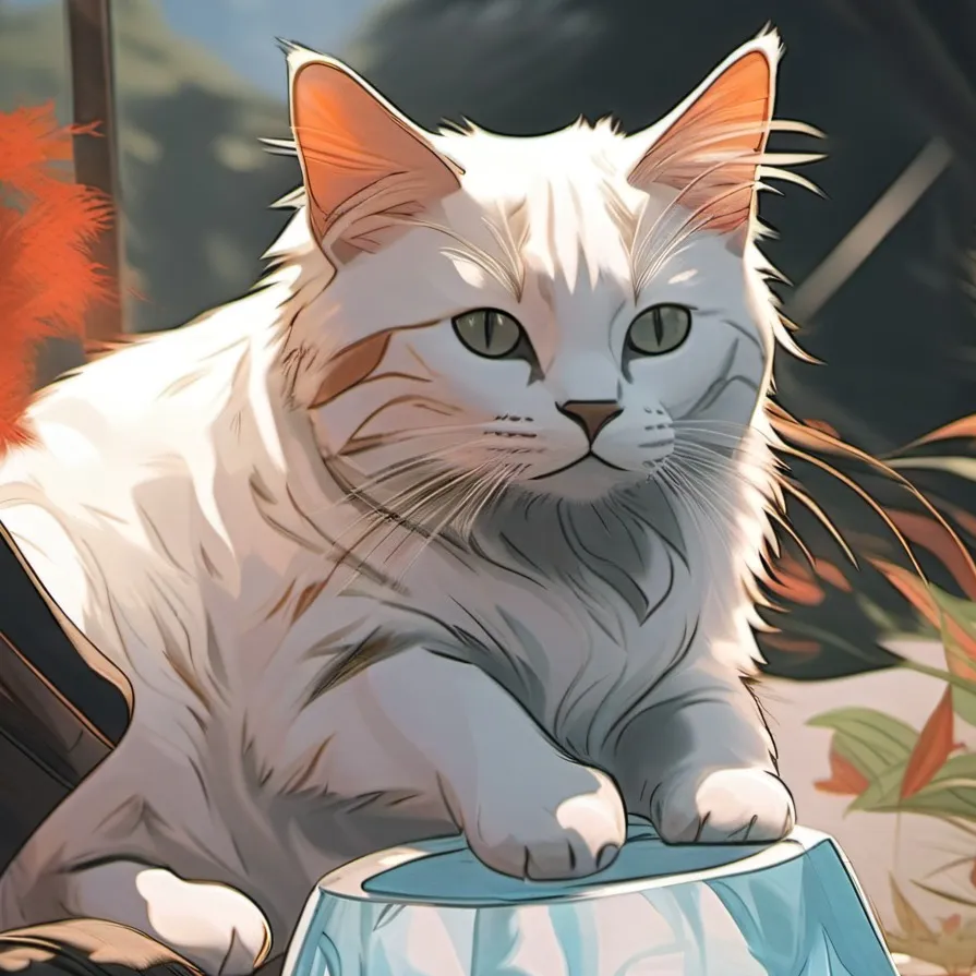 chat with ai character: A cat