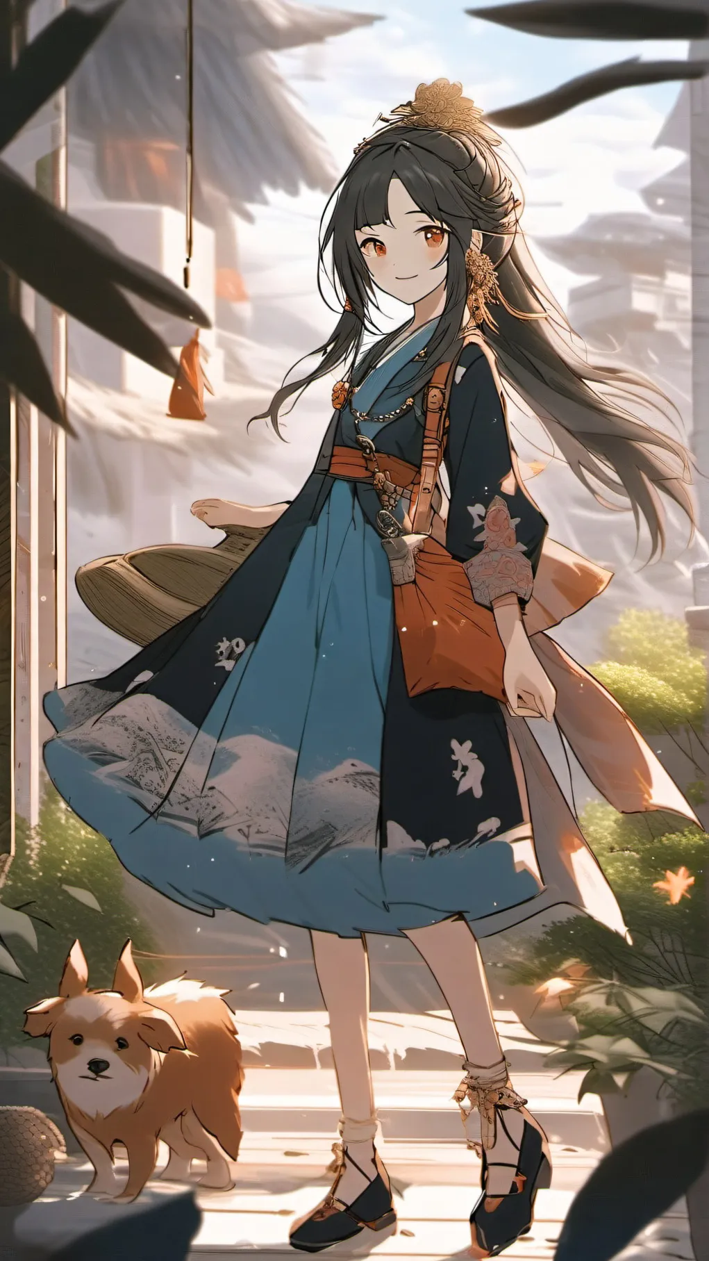ai character: Test  background
