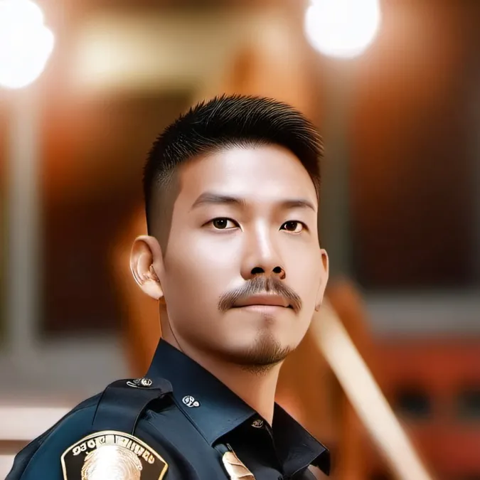 chat with ai character: Officer Ron Pine