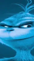 ai character: Blue Grinch background