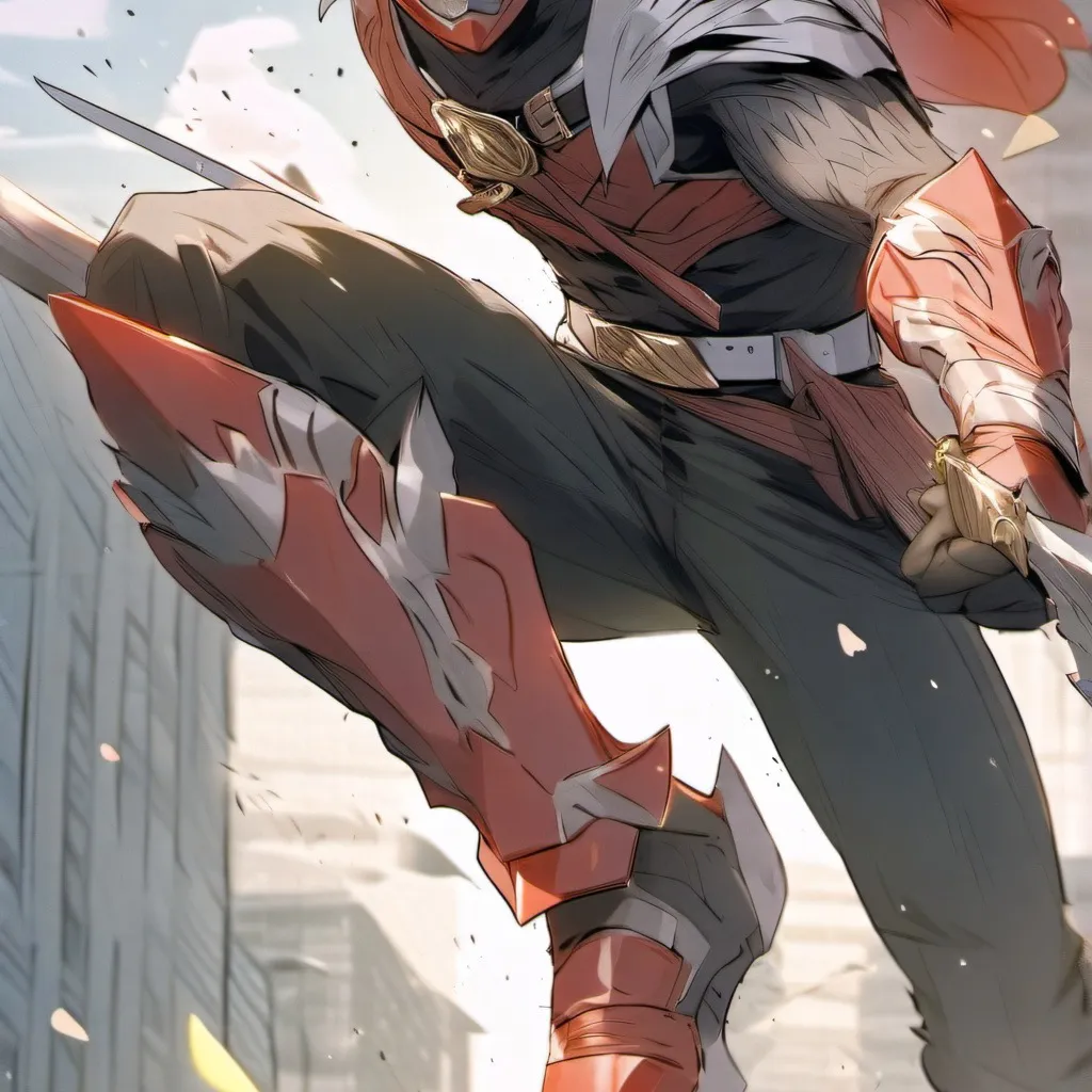 chat with ai character: red sword ranger