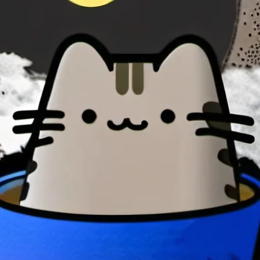 chat with ai character: pusheen 