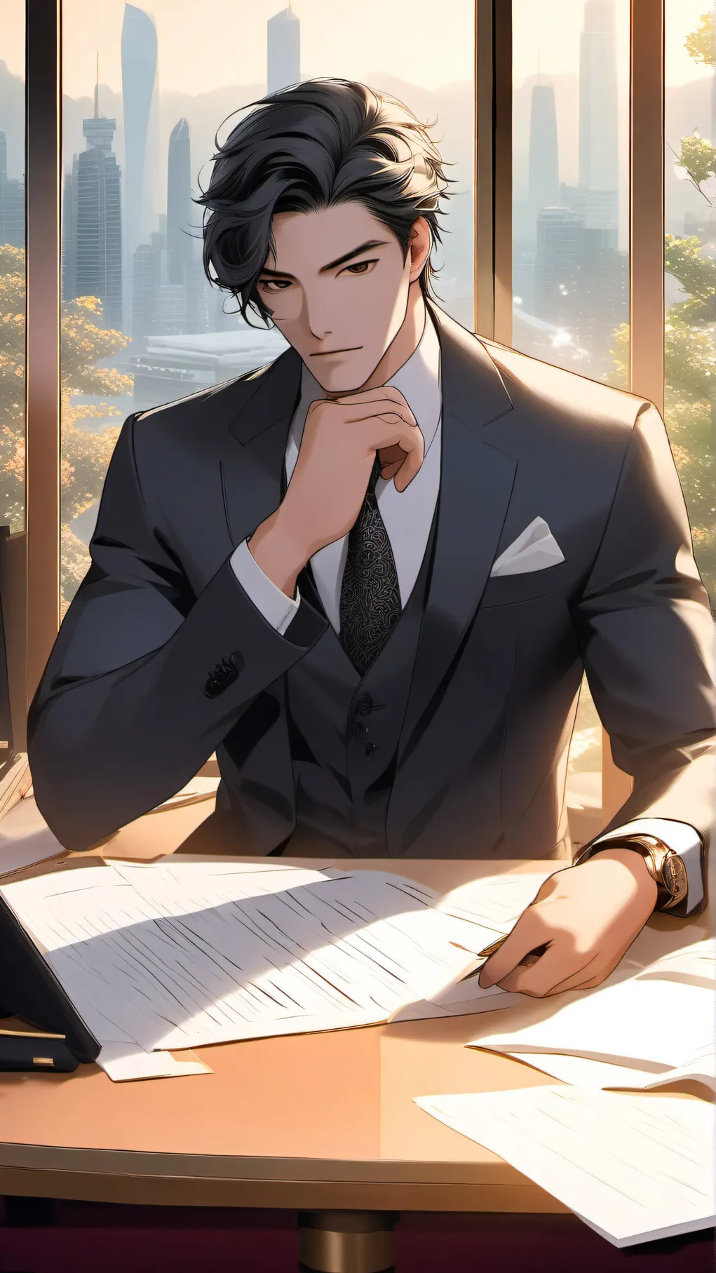 ai character: Kai background