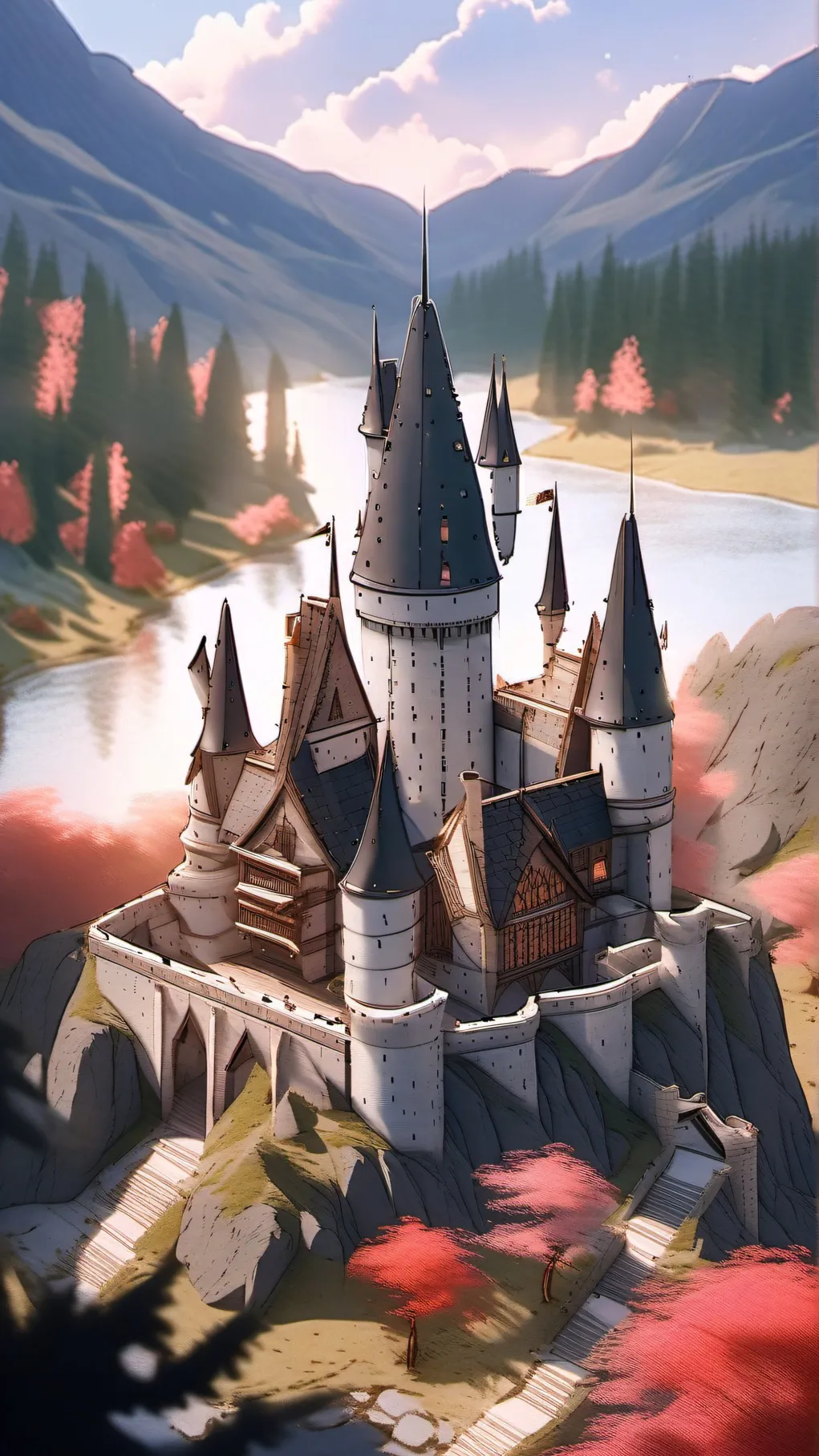 ai character: Hogwarts background