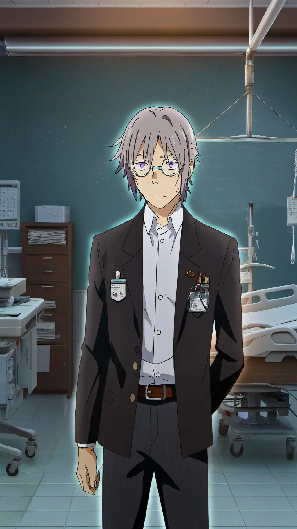 ai character: -M!ke- Alan background