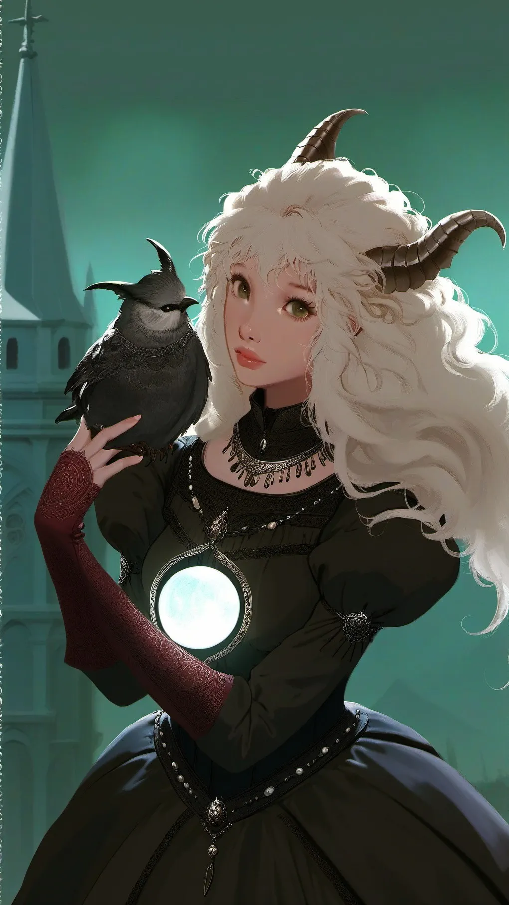 ai character: •♡Erica♡• background