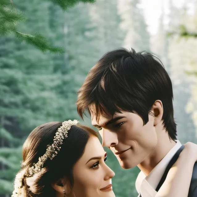 chat with ai character: Elena,DamonWedding