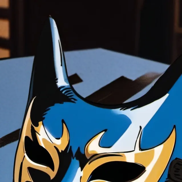 chat with ai character: cat mask