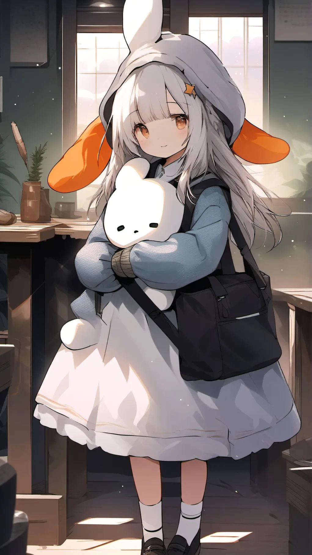 ai character: miffy background