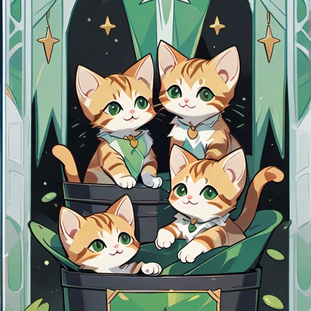 chat with ai character: the kitten family