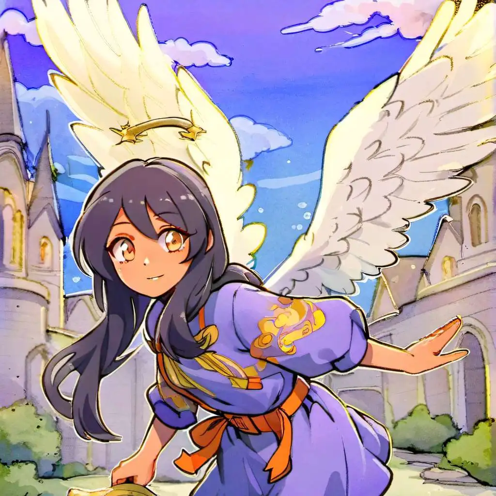 chat with ai character: Angle and demon 