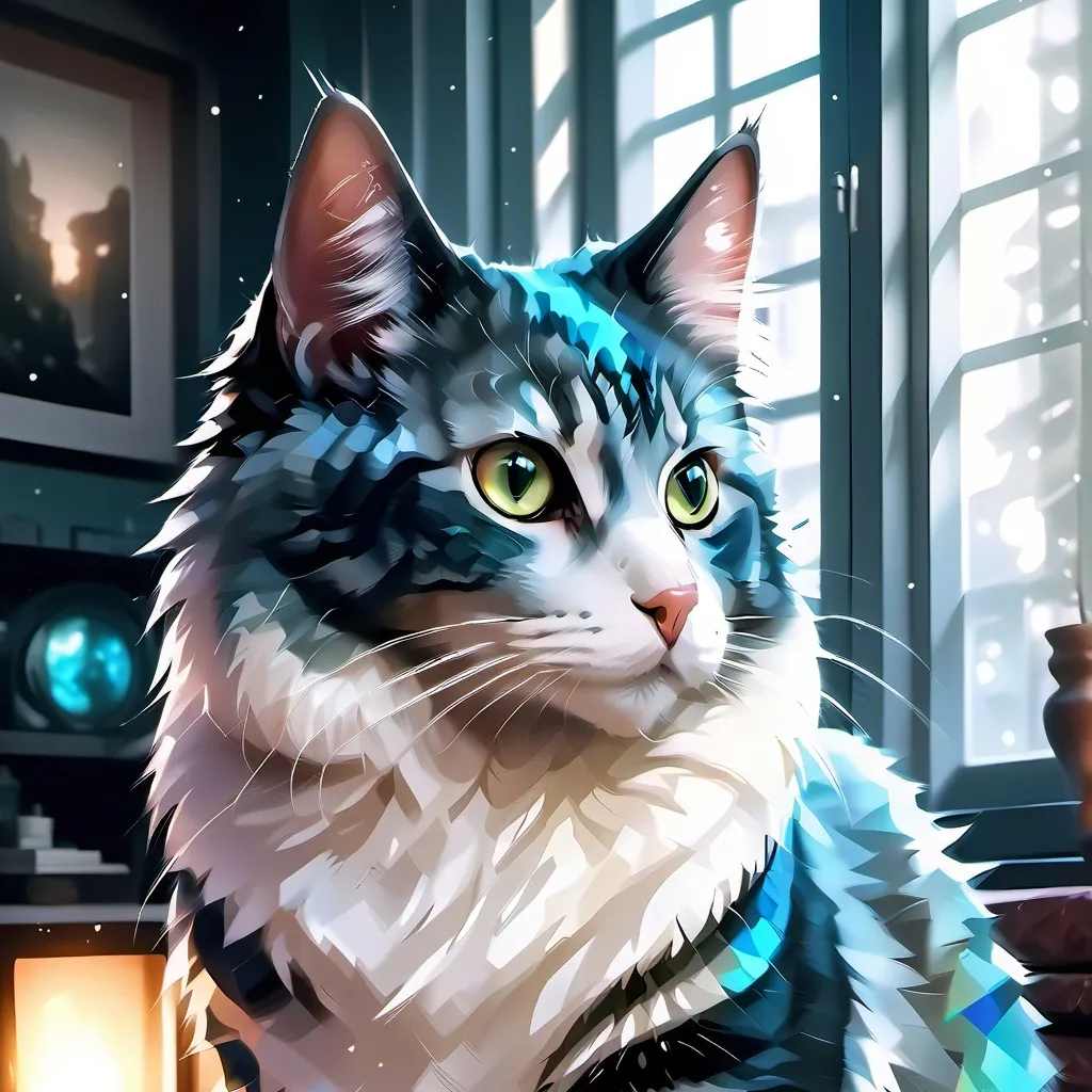 chat with ai character: 3D cat