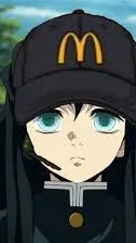 ai character: Muichiro mcdonalds background
