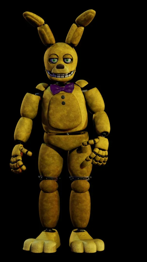 ai character: spring bonnie background