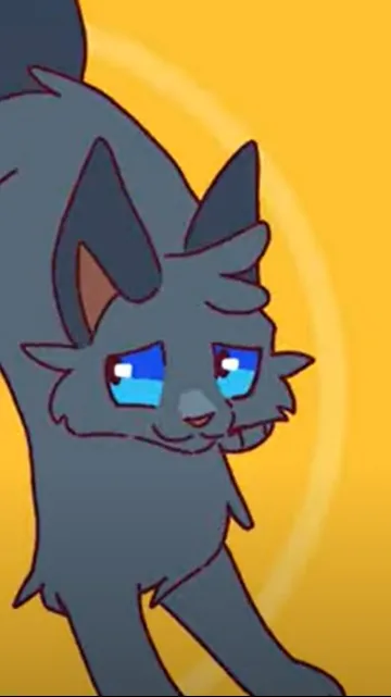 ai character: TrushpeltXBluestar background