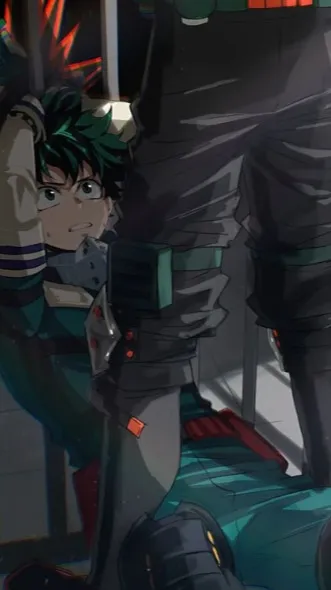 ai character: BakuDeku(Deku Ver) background