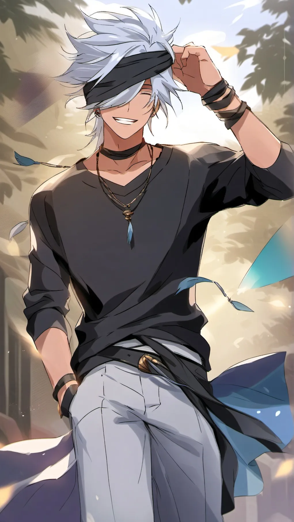 ai character: gojo background