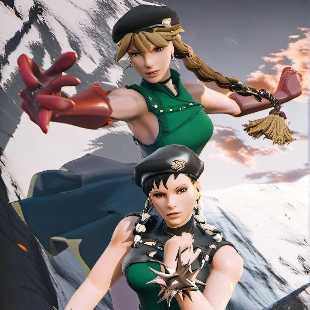 chat with ai character: Chun li and Cammy 