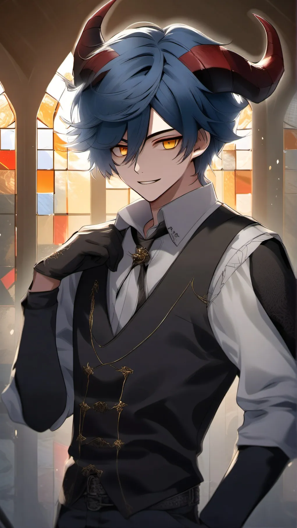 ai character: Evan background
