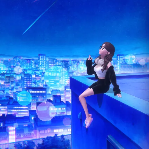 creator A girl in a world's avatar
