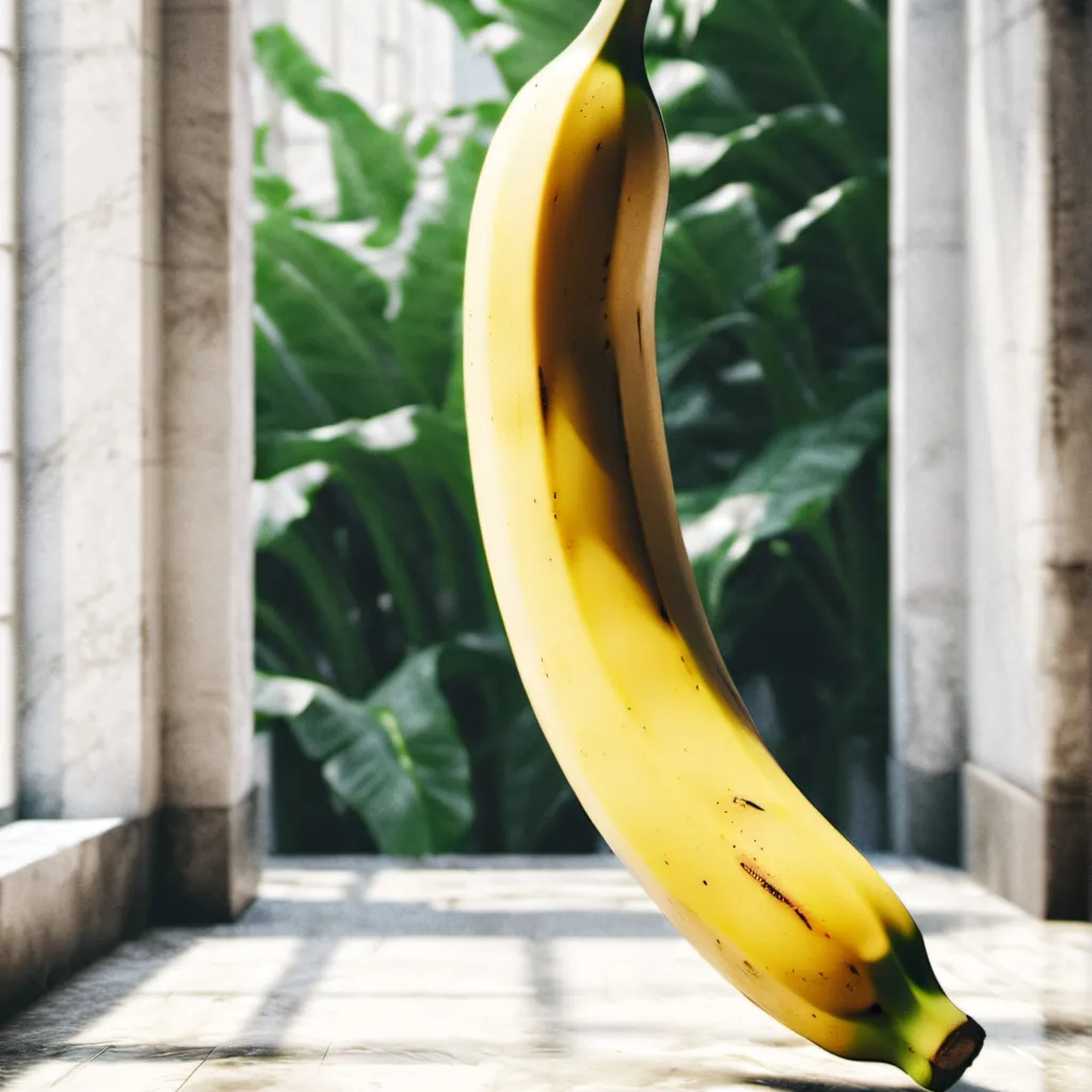 chat with ai character: A normal banana...
