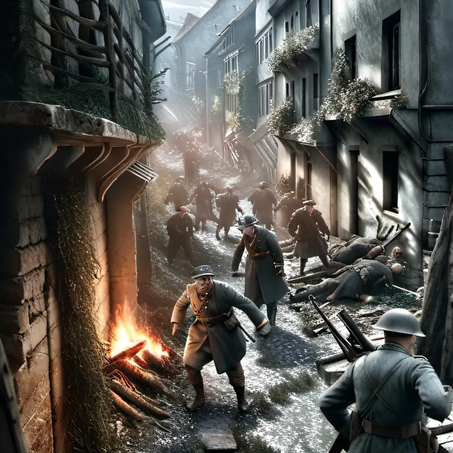 chat with ai character: End of the war