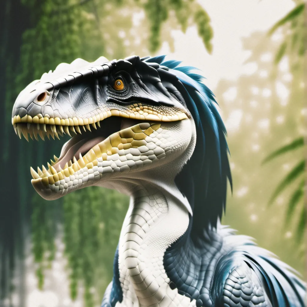 chat with ai character: blue x indoraptor 