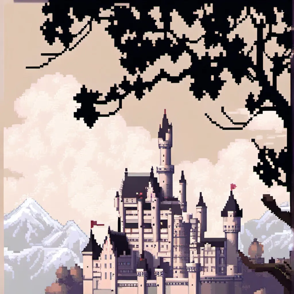 chat with ai character: 16-bit castle game