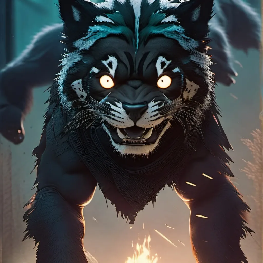 chat with ai character: monstet cat