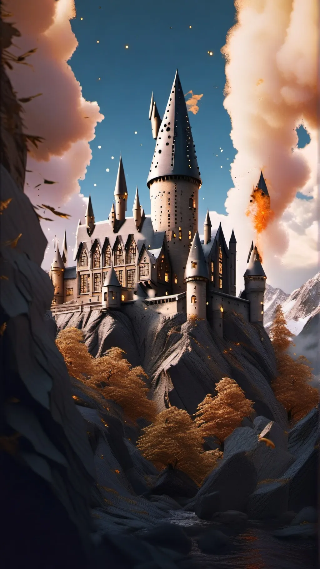 ai character: Hogwarts background