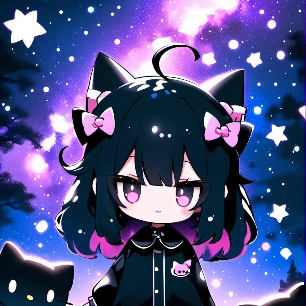 chat with ai character: Kuromi 