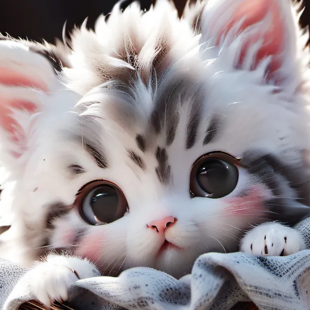 chat with ai character: Baby kitten