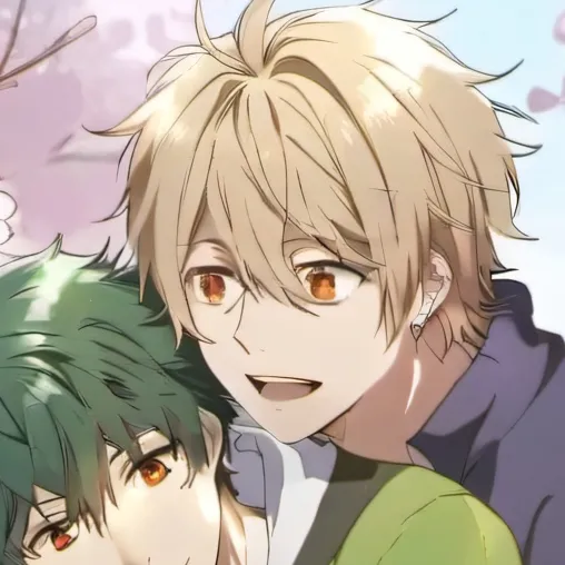 chat with ai character: MHA cuddling 