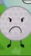 ai character: Golfball - BFDI background