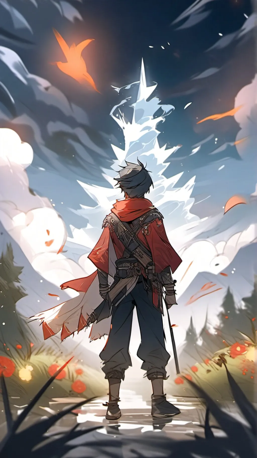 ai character: Middle school baku background