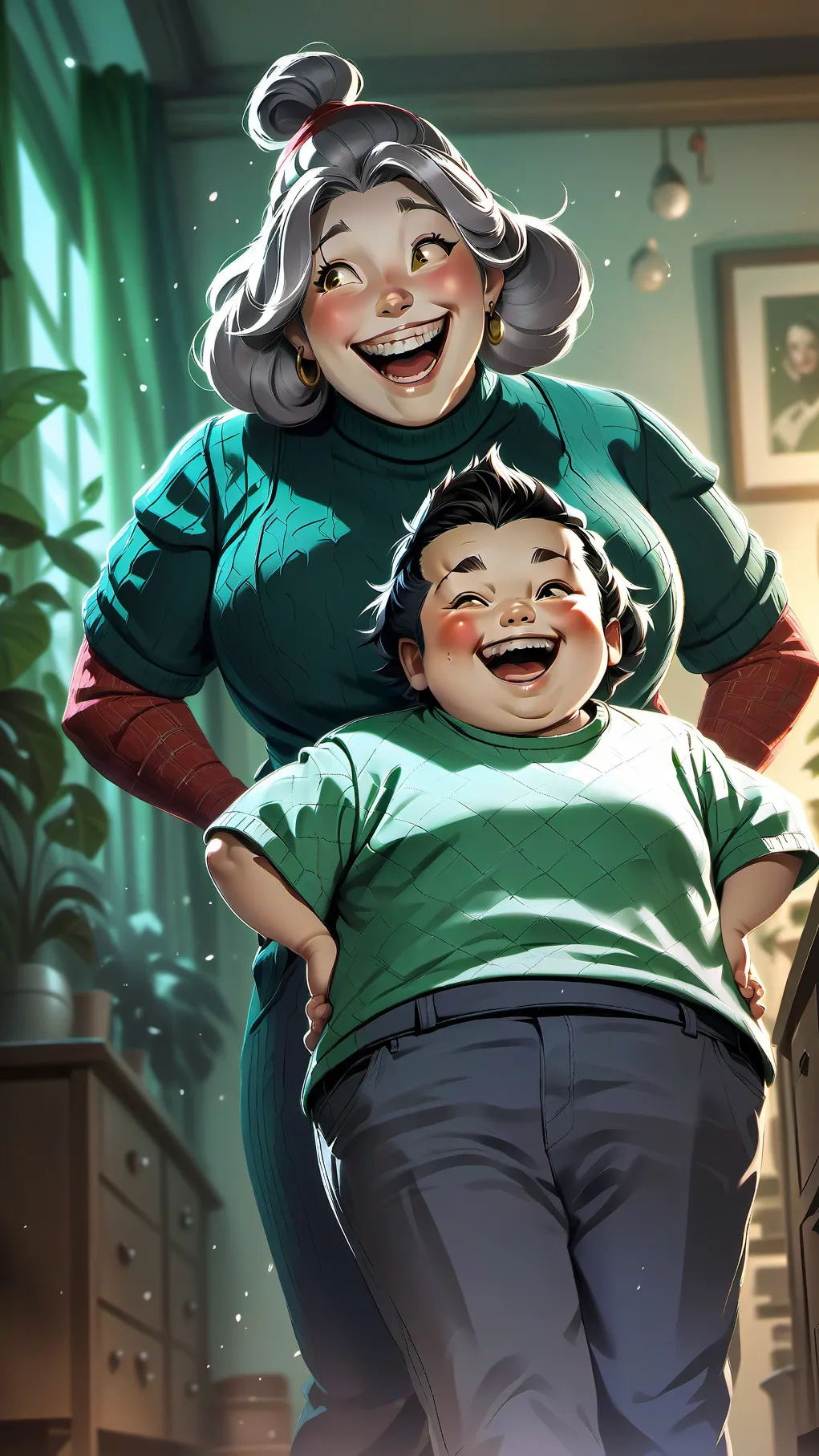 ai character: Karen & Kevin background