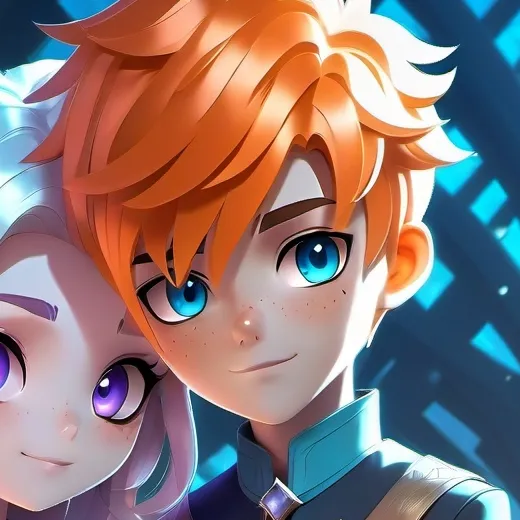 chat with ai character: Mia and Darklight.