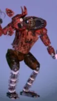 ai character: Nightmare Foxy background