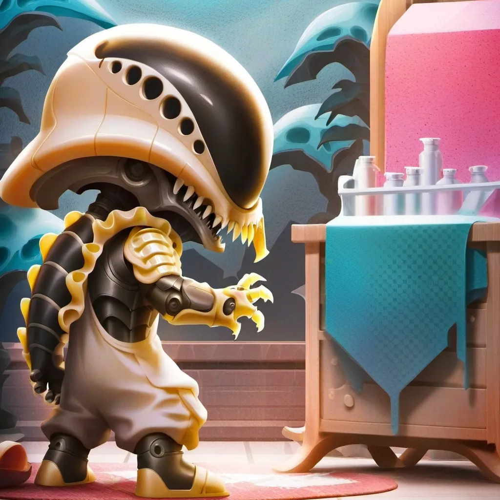 chat with ai character: xenomorph pet