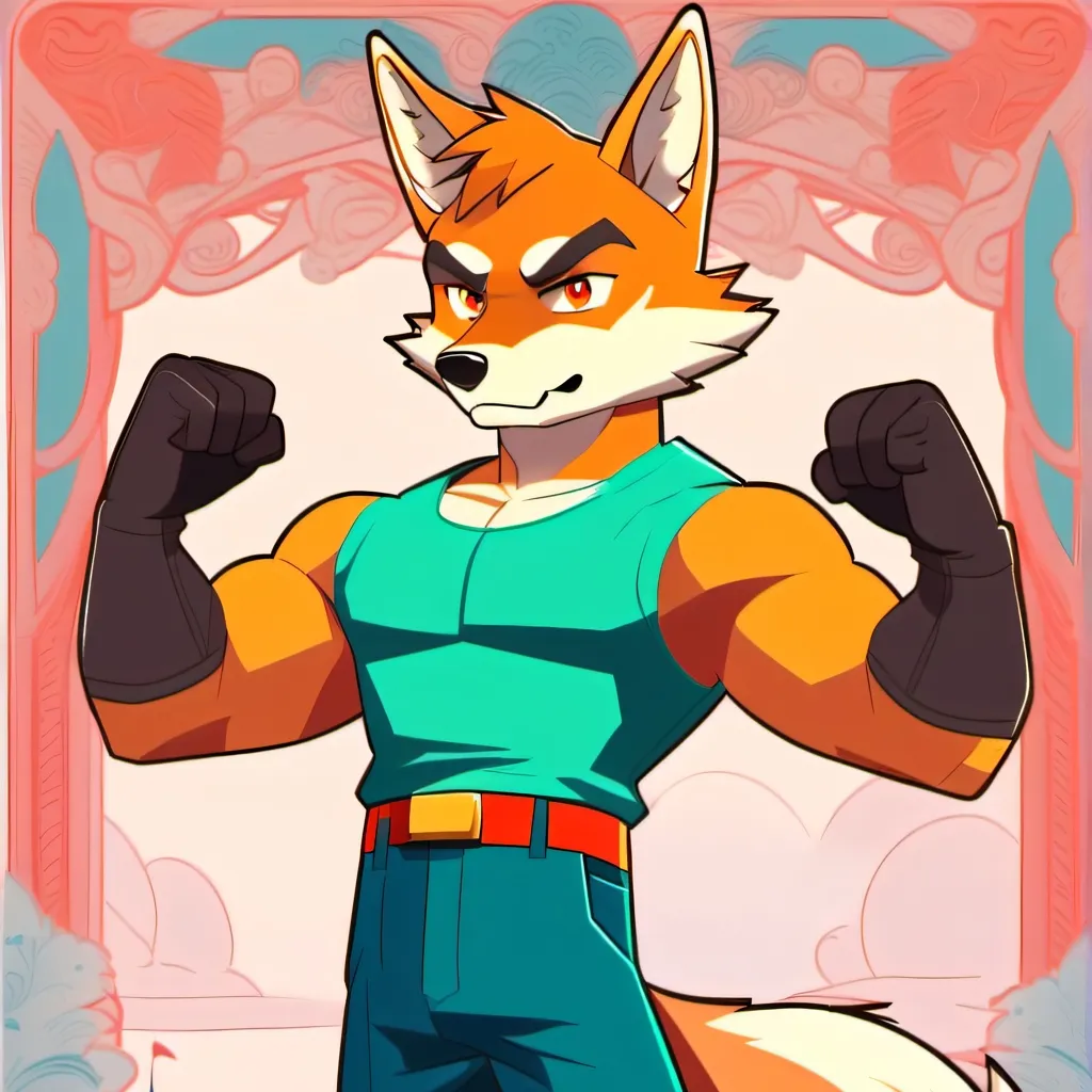 chat with ai character: Buff Fox McCloud