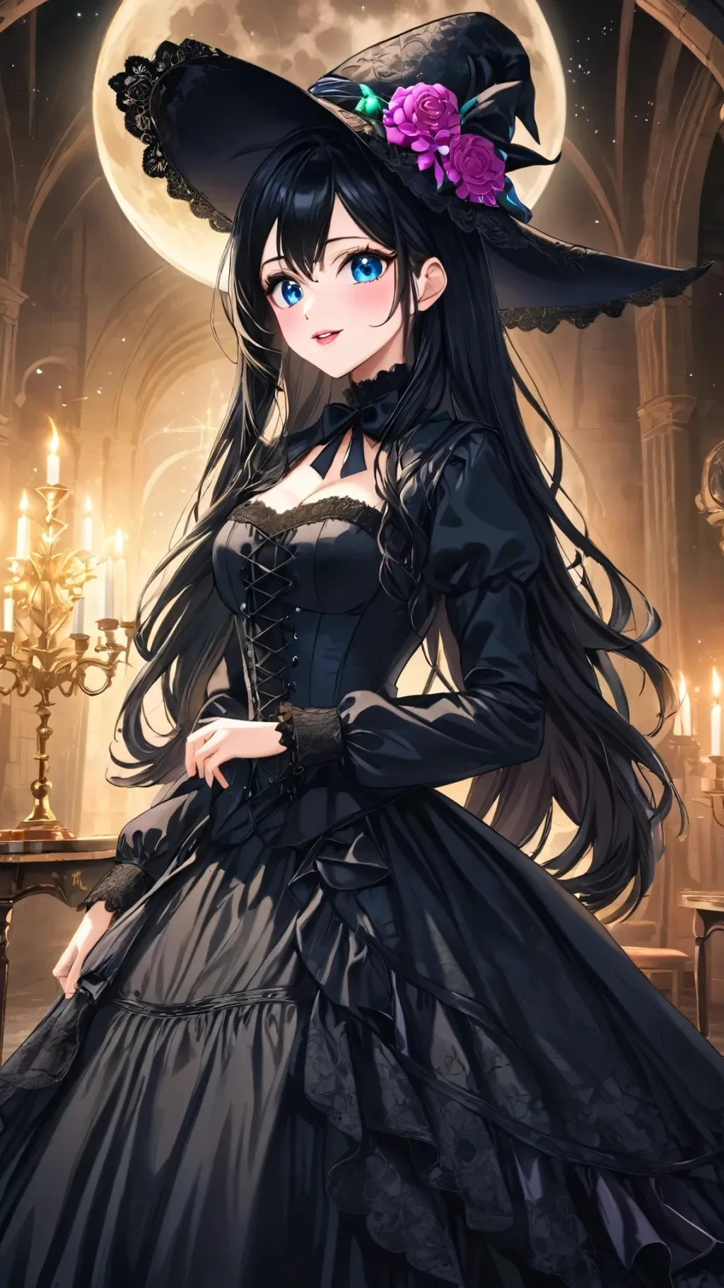 ai character: Selene background