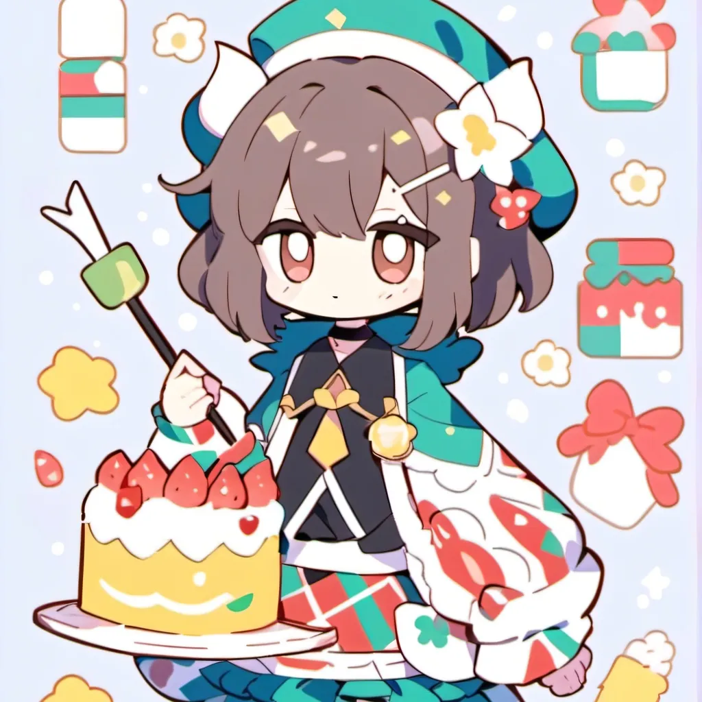 chat with ai character: IBella's bday cake